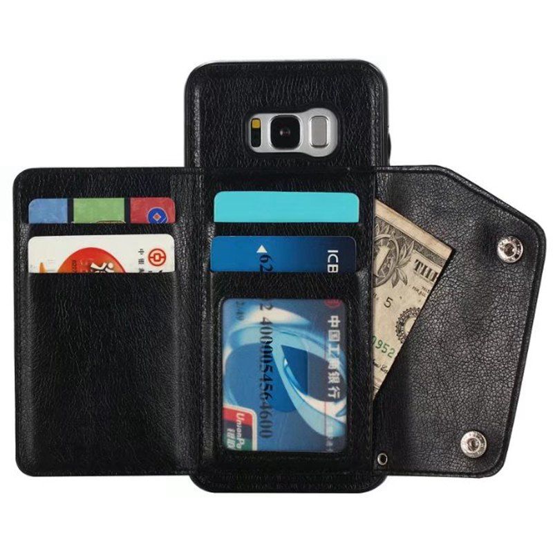 

Cover Case for Samsung Galaxy S8 Plus Fashion Bag Style Leather Suit, Black