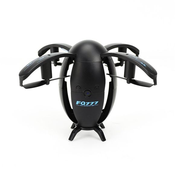 Mode Headless de RTF Drone de RTF de drone de RC FQ28 / bascule 3D / commande vocale - Noir 