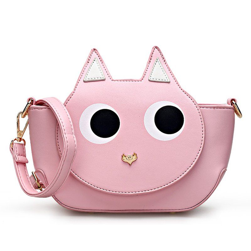 

Women Small Crossbody Bags High Quality PU Leather Handbag, Light pink