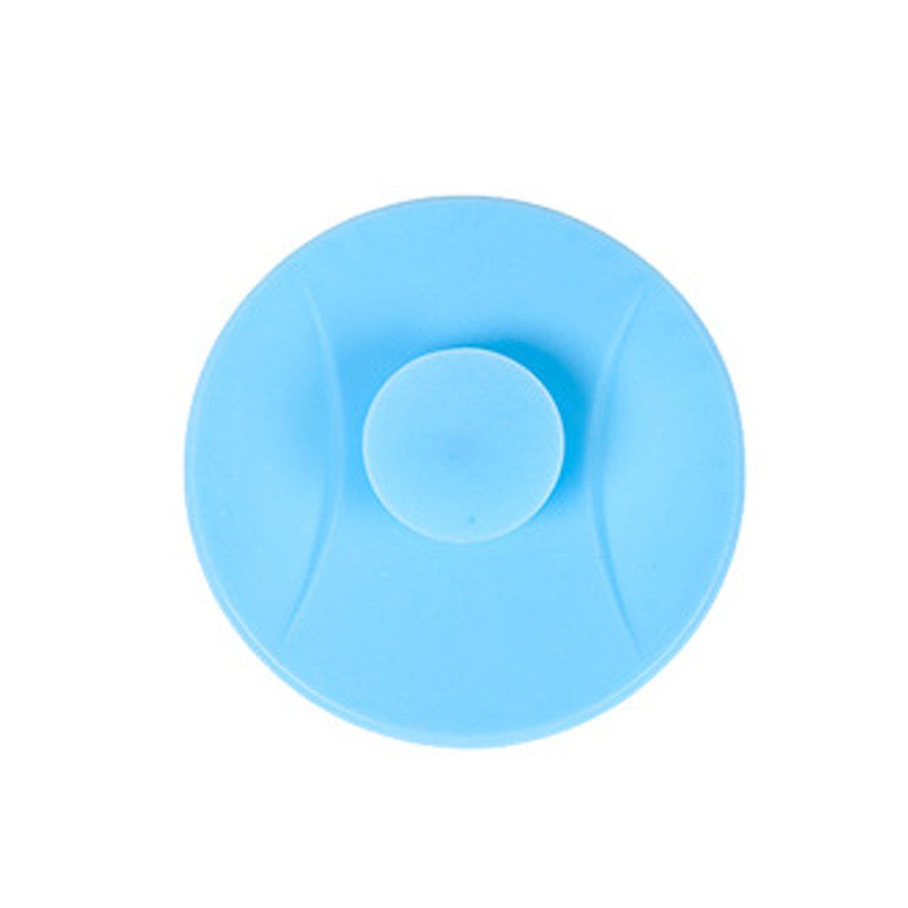 

Drain Plug Basin Laundry Suction Cup Kitchen Sink Stopper, Deep sky blue