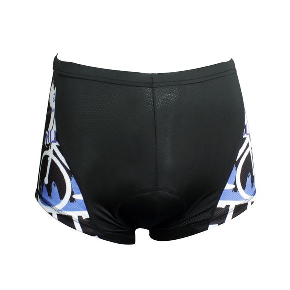 Sous-vêtements de cyclisme Twotwowin KK7 Men avec 3D CoolMax Pad - Noir S