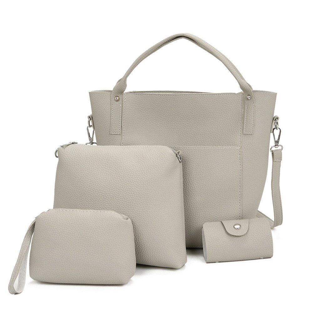 

Four Pieces Bag of Korean Edition, White