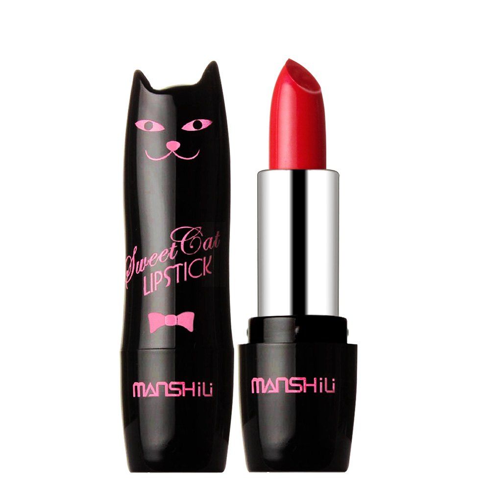 

MANSLY M105 Cat Shape 11 Colors Long-lasting Moisturize Lipstick, #001
