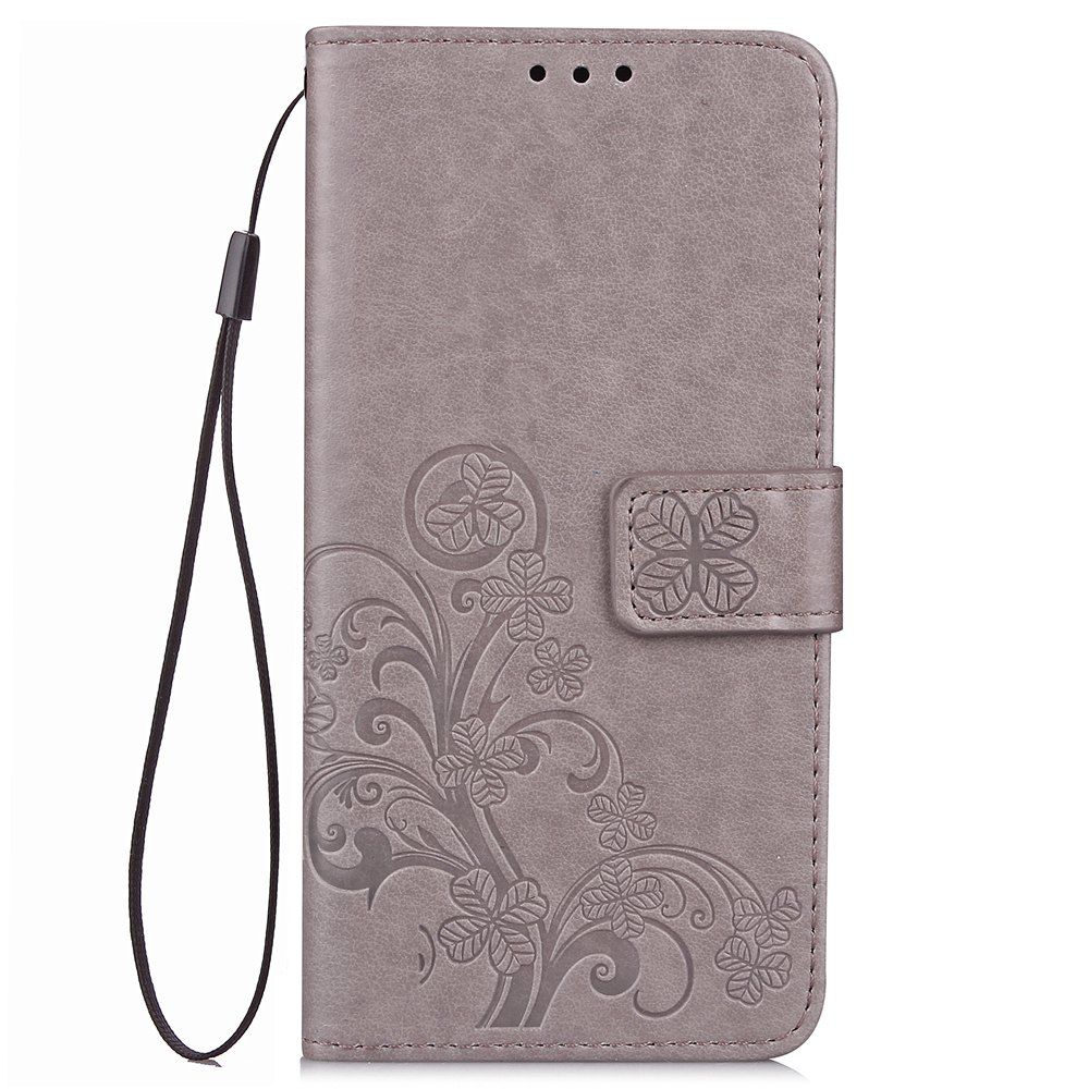 

Flip Case for Huawei P20 Lite PU Leahter Back Cover, Gray
