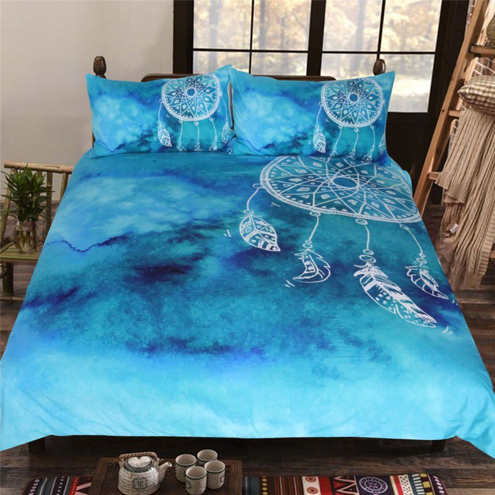 

Watercolor Dreamcatcher Bedding 3pcs Duvet Cover Set Digital Print, Multi