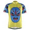 TVSSS Hommes Été À Manches Courtes Bleu Chine Visages Motif cyclisme Jersey T-Shirt - multicolor 3XL