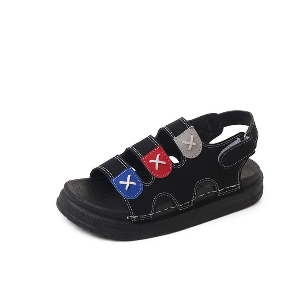 

Pine Cake Thick Bottom Buckle Leisure Wear Beach Shoes, Black