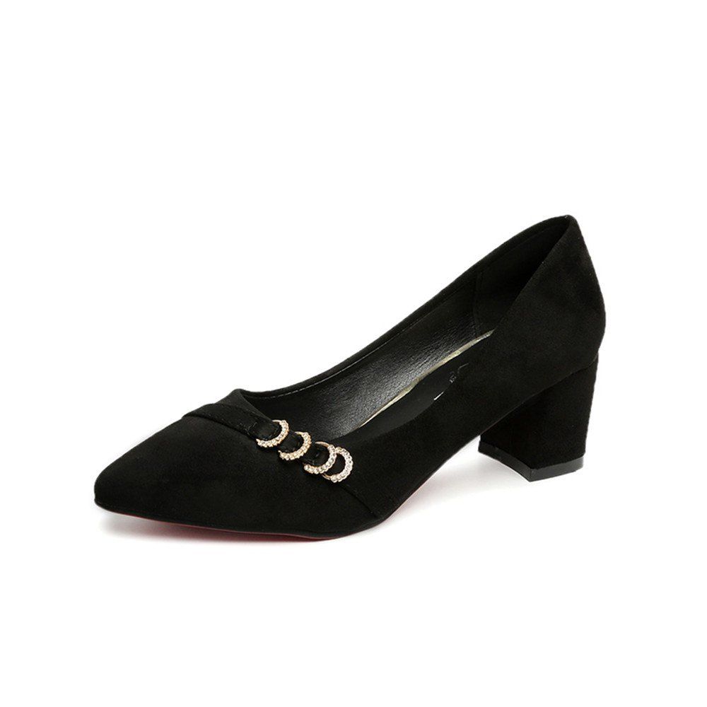 

Fashion Shallow Stiletto Heels Women's Shoes, Black