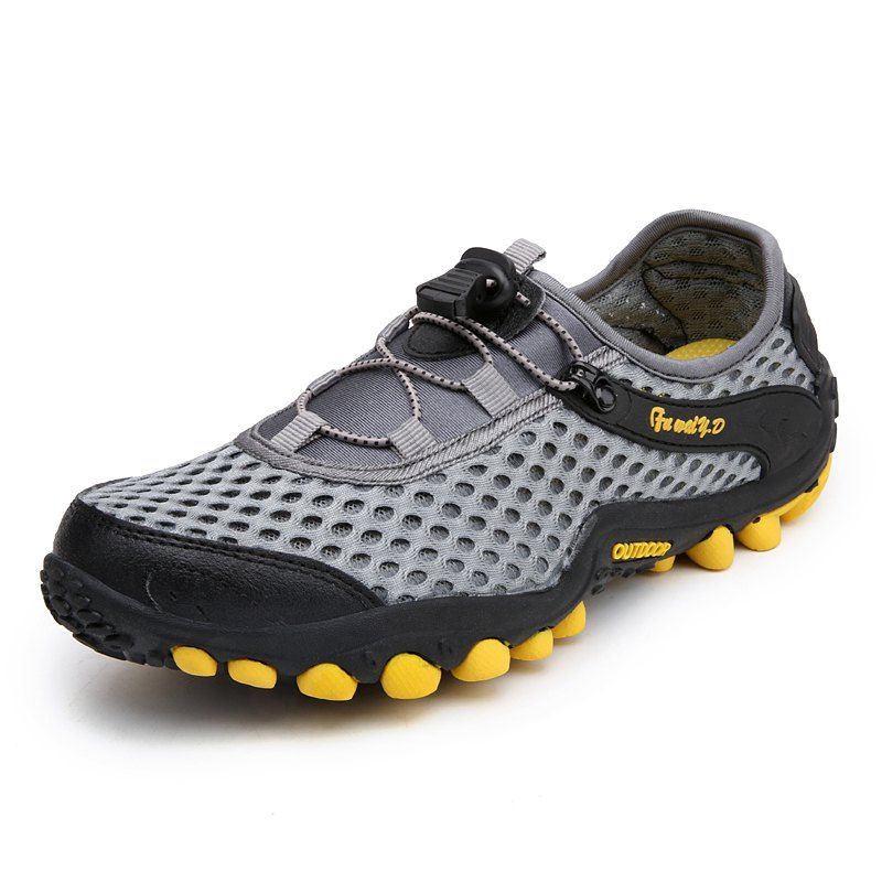 

Lightweight Beach Swimming Breathable Sandals Shoes Comfort Flats Sneakers, Battleship gray