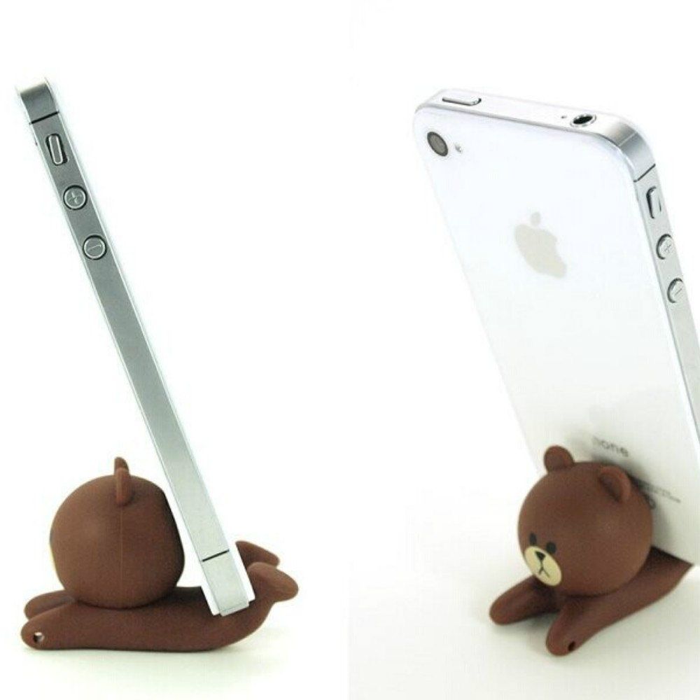 

Multifunction Tablet PC Smartphone Mobile Phone Holder, Brown bear