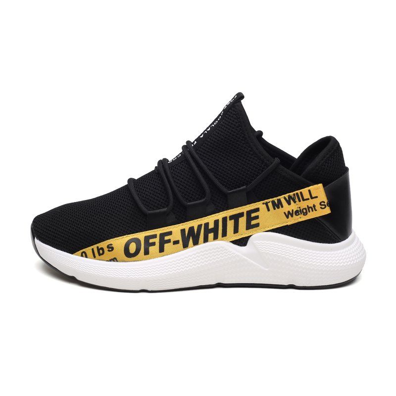 

Flying Woven Breathable Mesh Men's Sports Shoes, Yellow
