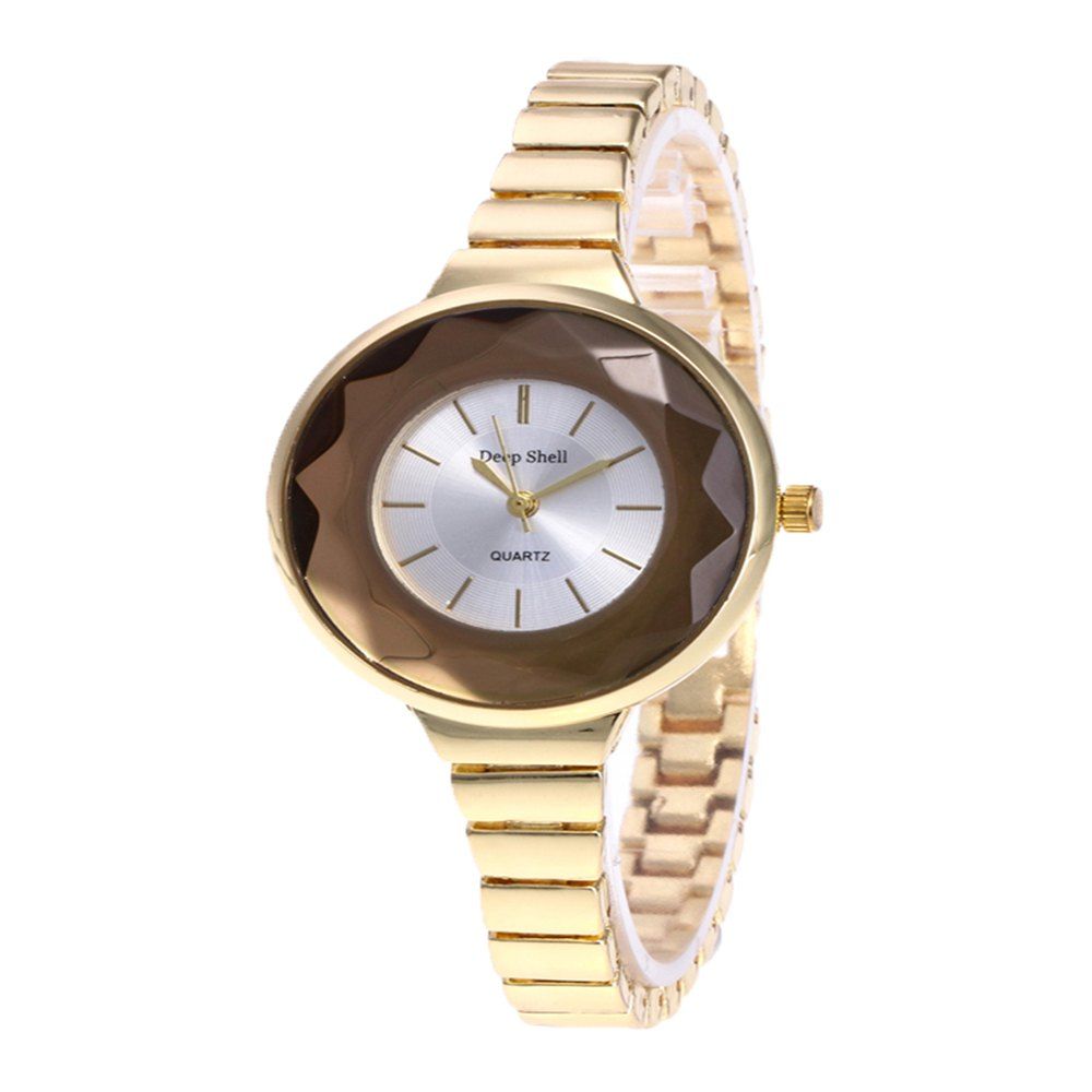 

Fashion Fine Steel with Quartz Watch, Gold