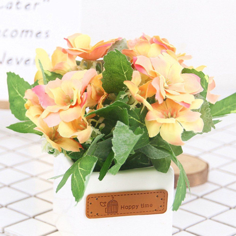 

Butterfly Ceramic Skin Label Artificial Flower, Yellow