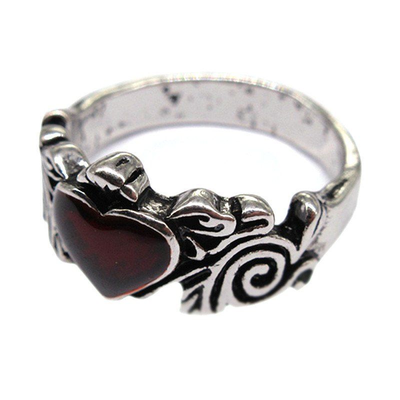 

New Personality Pattern Women Love Ring, Silver