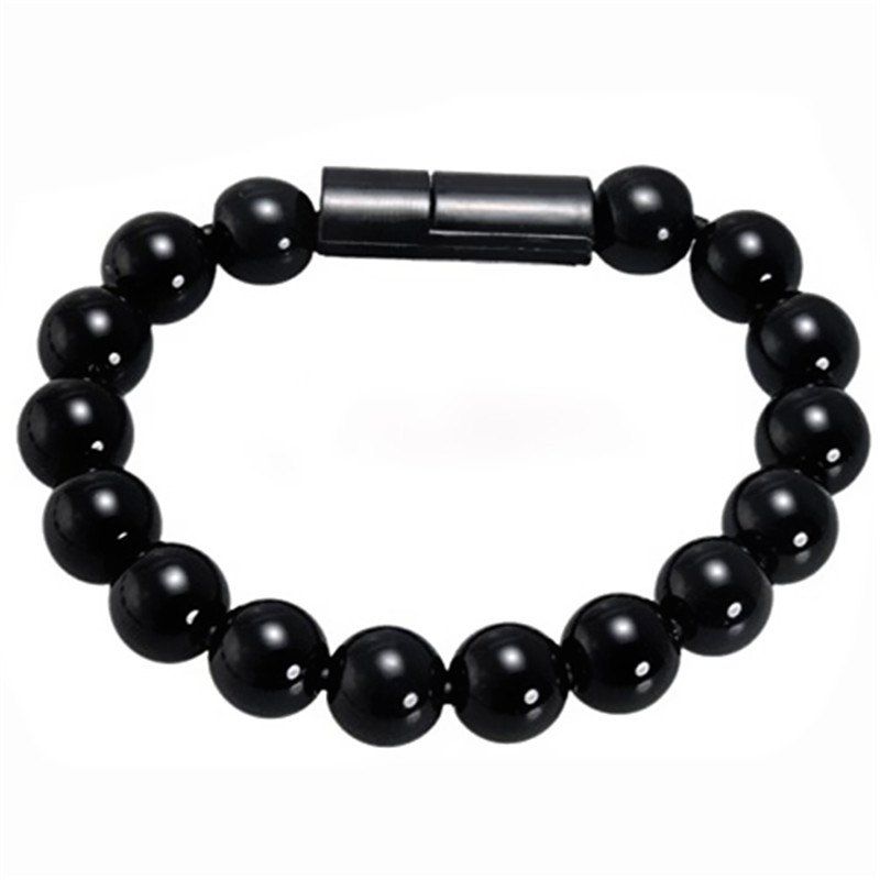 

New Fashion Knitting Mobile Data Charging Bracelet for Android, Black