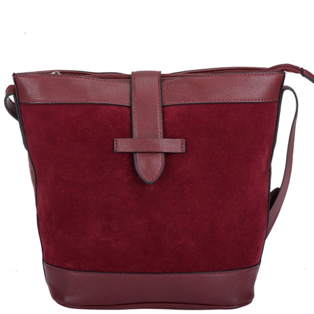 

Women's Solid Color Traveling Large Capacity Casual Bag, Red