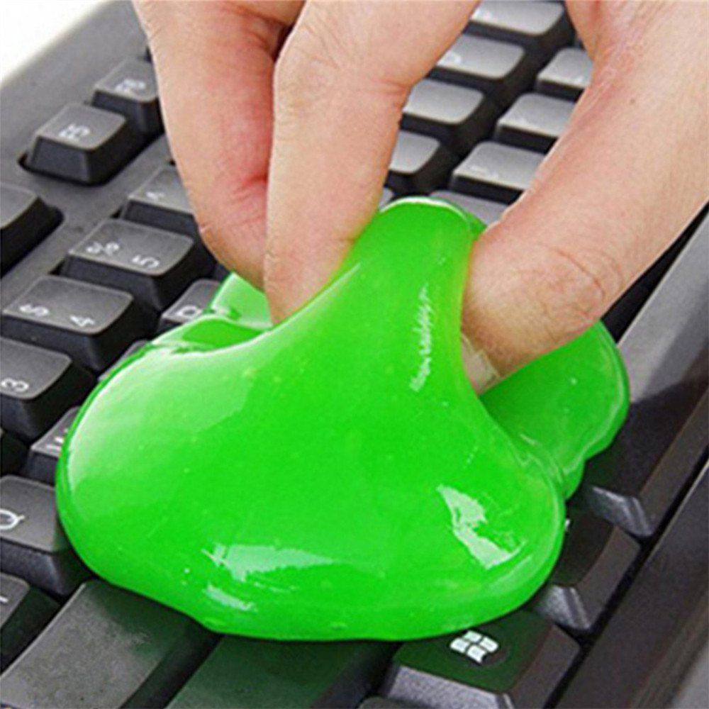 

Keyboard Clean Glue Soft Clay Car Laptop Magic Health Cleaning, Green