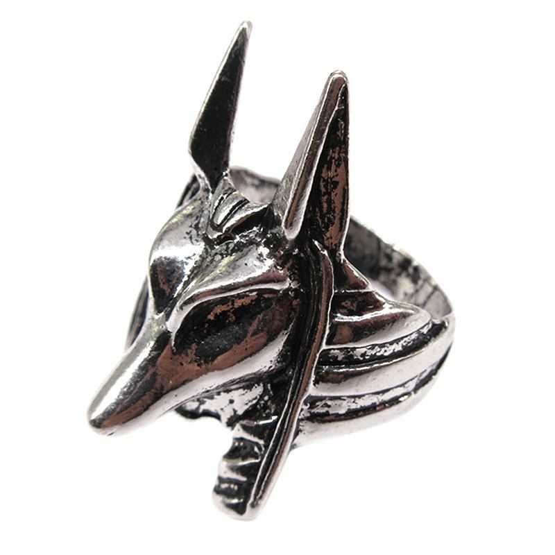 

Creative Defensive Domineering Exaggerated Titanium Steel Ring, Silver