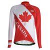 TVSSS Hommes Hiver Manches Longues Drapeau de la Californie et Maple Pattern Bike Sportswear - multicolor S