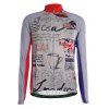 TVSSS Hommes Hiver Manches Longues Britannique Maillot Cyclisme Sportswear - multicolor 4XL