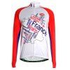 TVSSS Hommes Hiver À Manches Longues Carte Modèle Chaud Cachemire Cyclisme Sportswear - multicolor 4XL