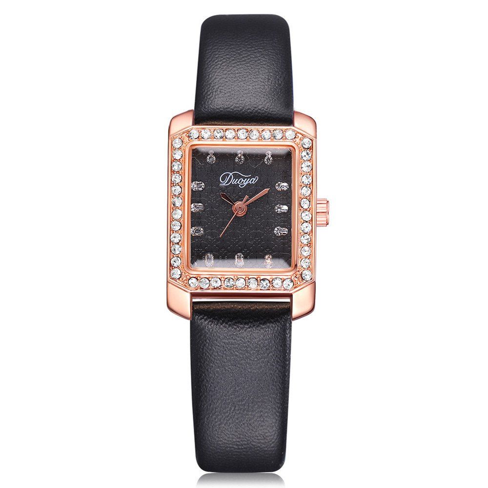 

DUOYA Women Creative Artificial Diamond - Set Watch, Night