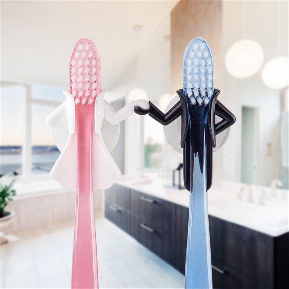 

Creative Dance Partner Design Toothbrush Holder, Multi