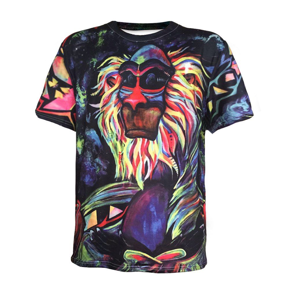 

Trend Digital Printing Short-Sleeved T-Shirt, Black