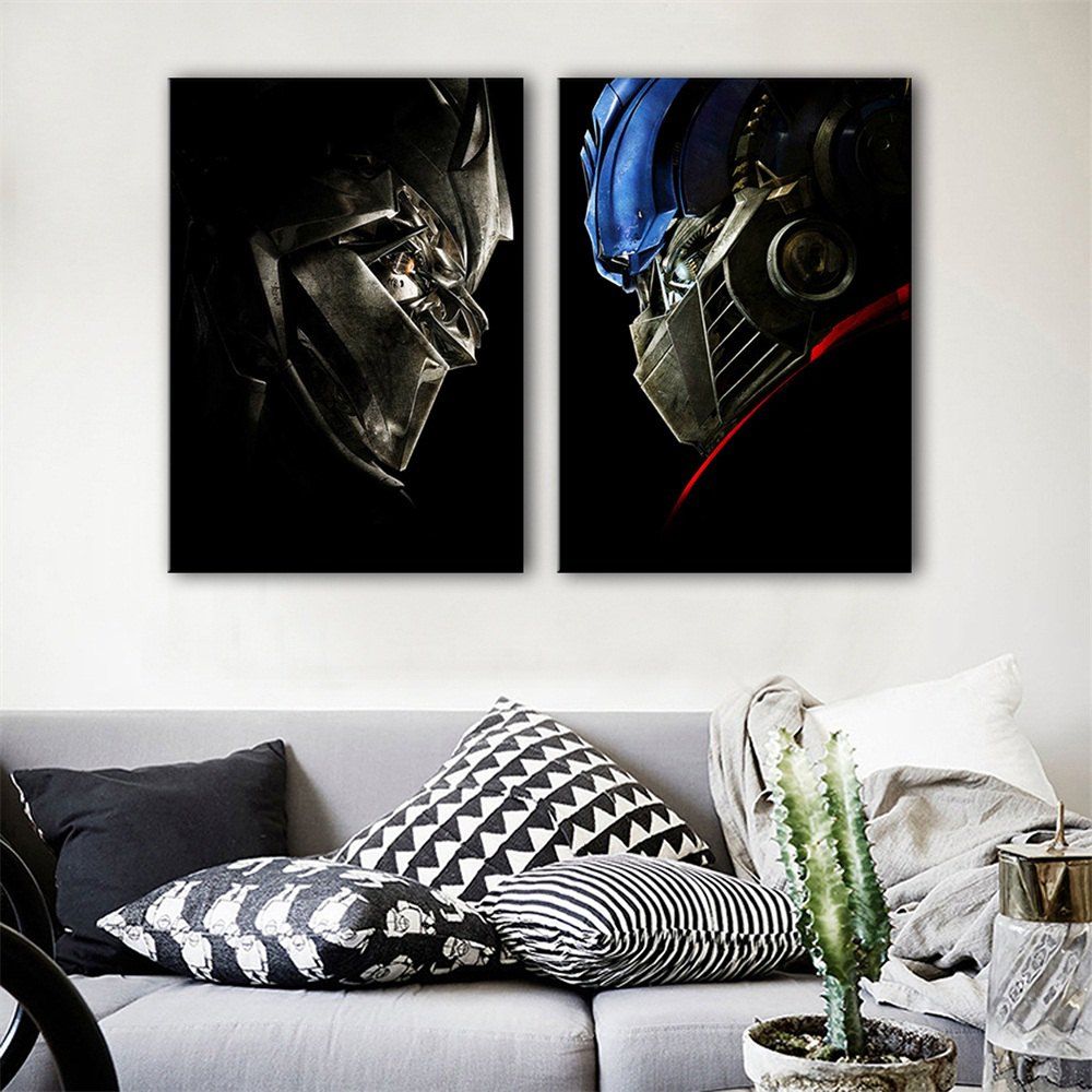 

Special Design Frameless Paintings Skyreach Pillar Print 2PCS, Natural black