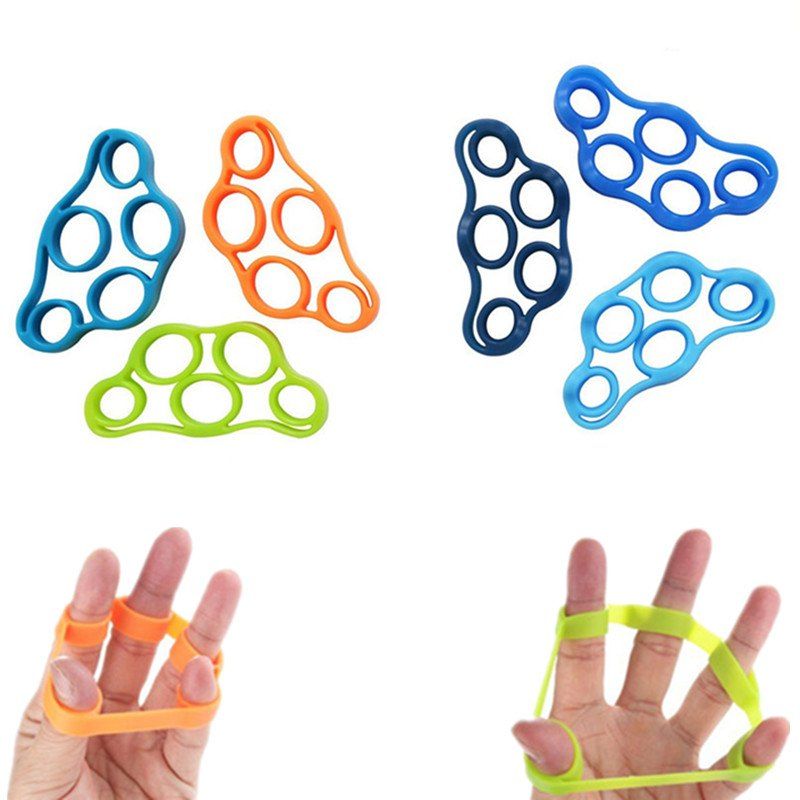

Finger Extensor Resistance Bands Stress Relief Exercise for Hands 6PCS, Multi