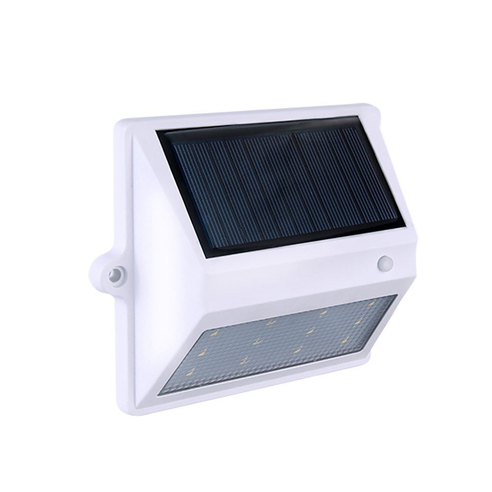 

BRELONG 12LEDSolar Light Control Wall Light - Courtyard Garden Lights, White