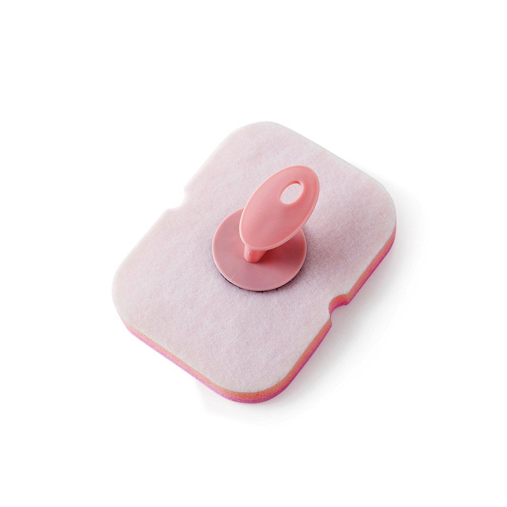 

Double-Sided Cleaning Sponge Brush, Pink