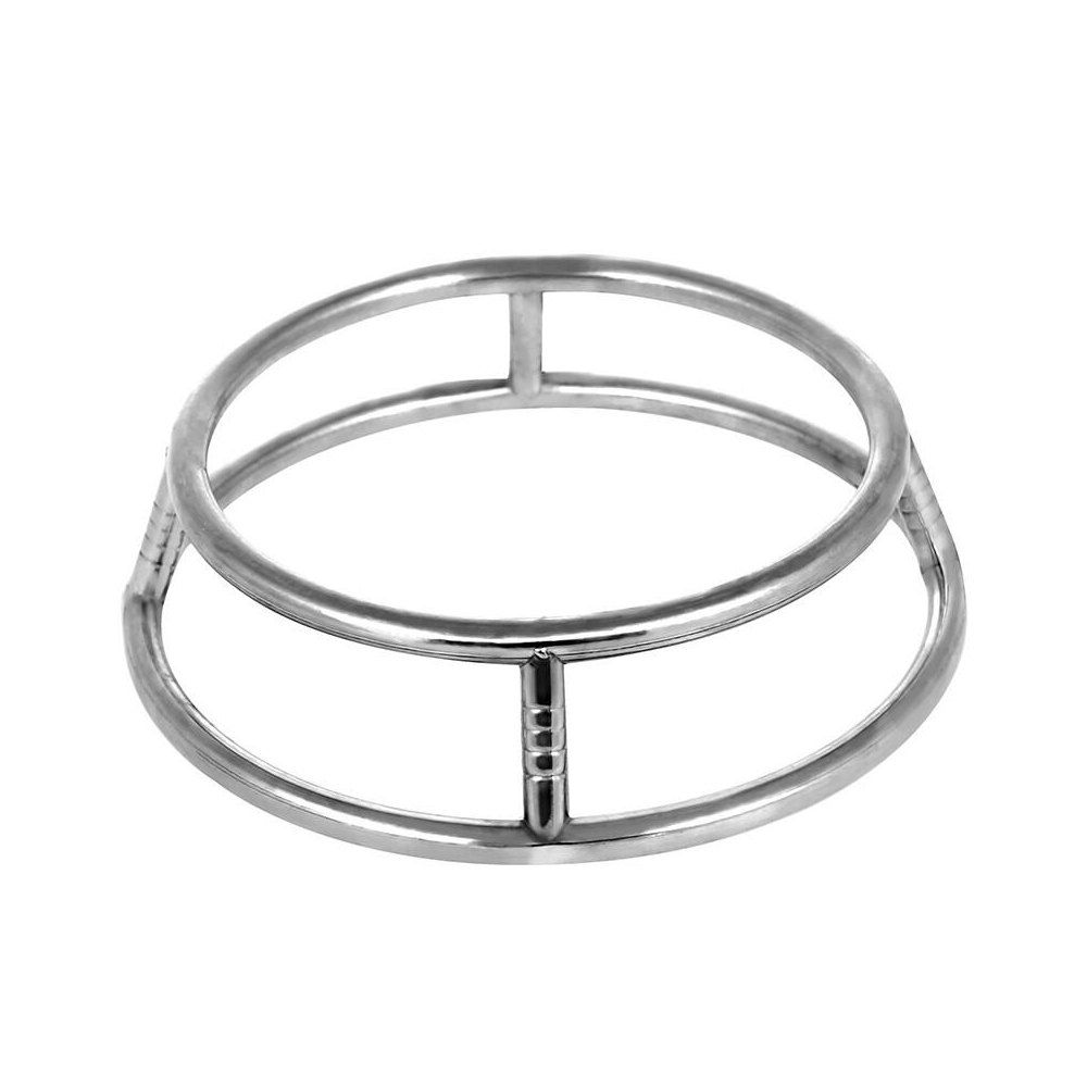 

Stainless Steel Double Round Tube Rack, Silver