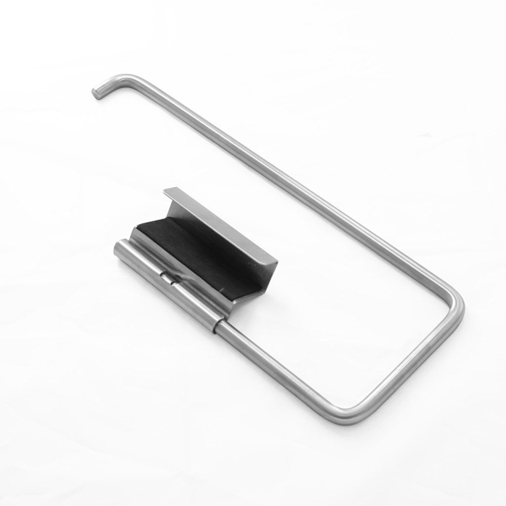 

Stainless Steel Back Towel Storage Rack, Silver