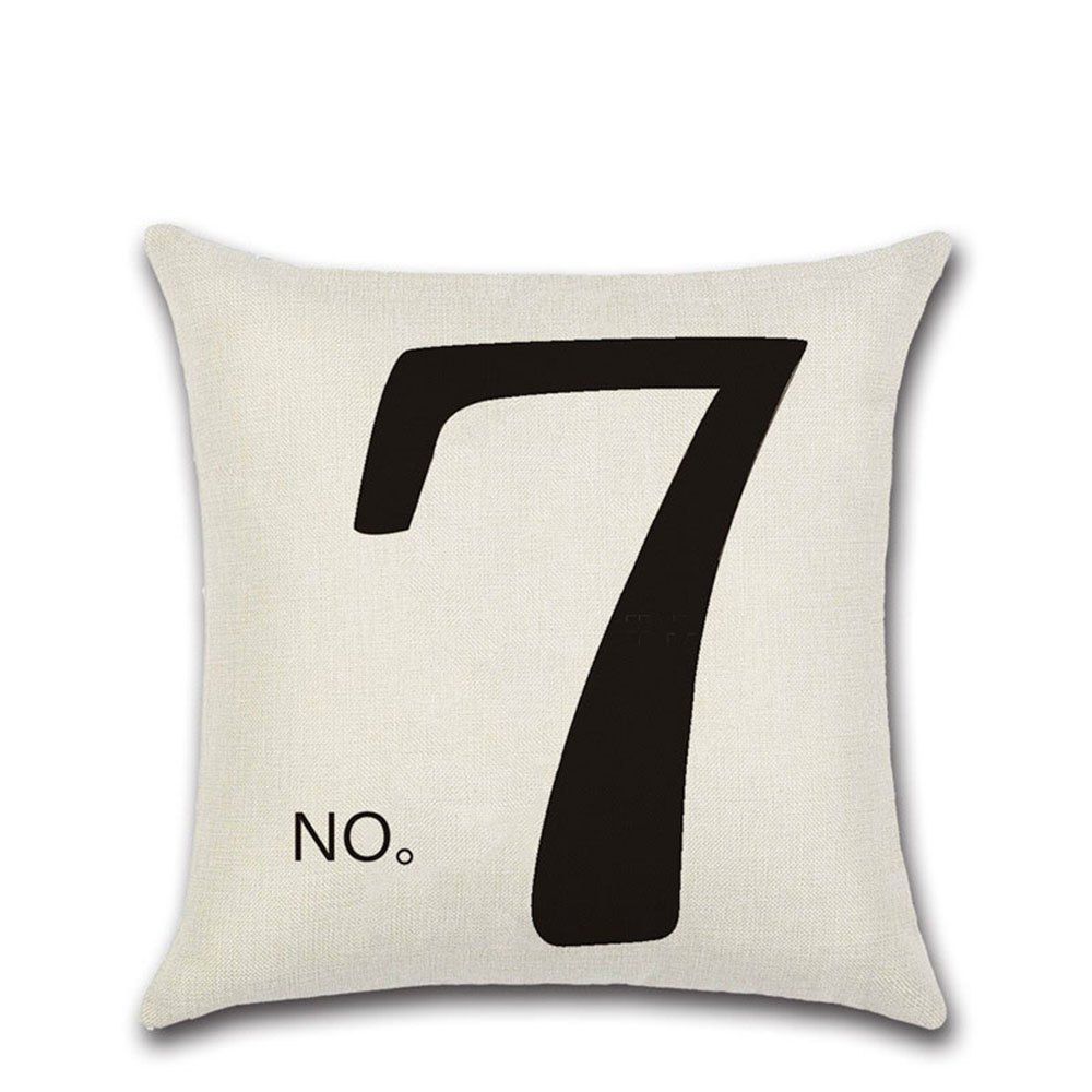 

English Letter Maxim Home Sofa Holds Pillowcase, Multi-c