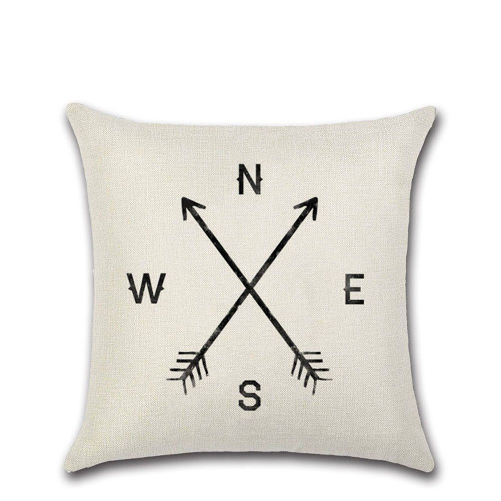 

English Letter Maxim Home Sofa Holds Pillowcase, Multi-d