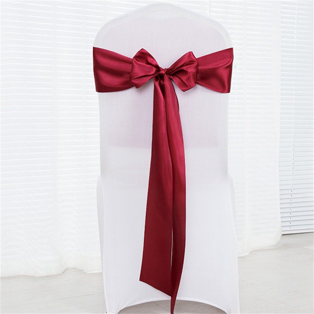 

Hotel Wedding Bow Tie Band, Red wine