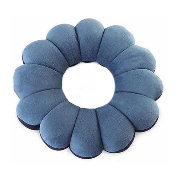 Coussin de massage cervical Plum Blossom - Bleu gris 