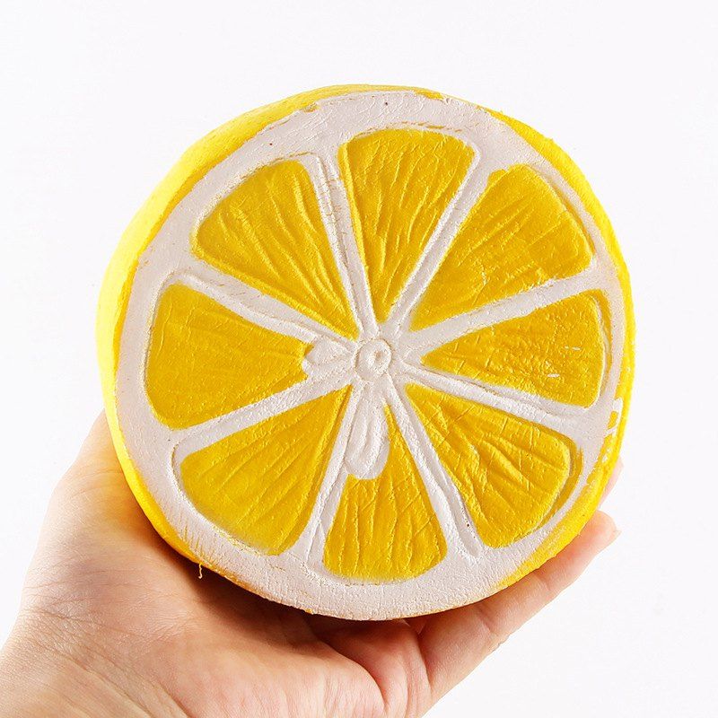 

Slow Back Half Jumbo Squishy Little Lemon Toy, Multi