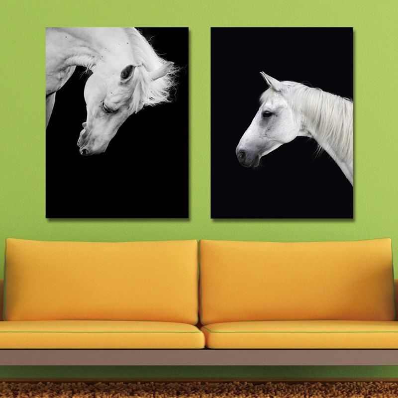 

MY43-XDZS - 144-145 2PCS Photography Animal Horse Print Art, Multi