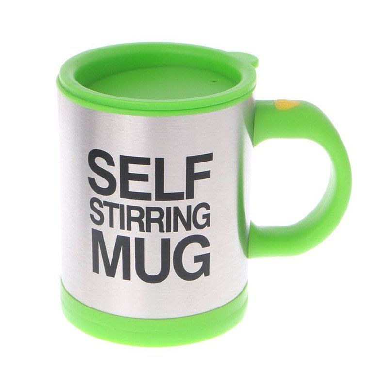 

BALDR Mug Automatic Electric Lazy Self Stirring Mug Coffee Milk, Green