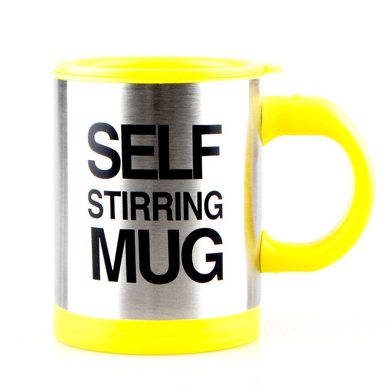 

BALDR Mug Automatic Electric Lazy Self Stirring Mug Coffee Milk, Yellow