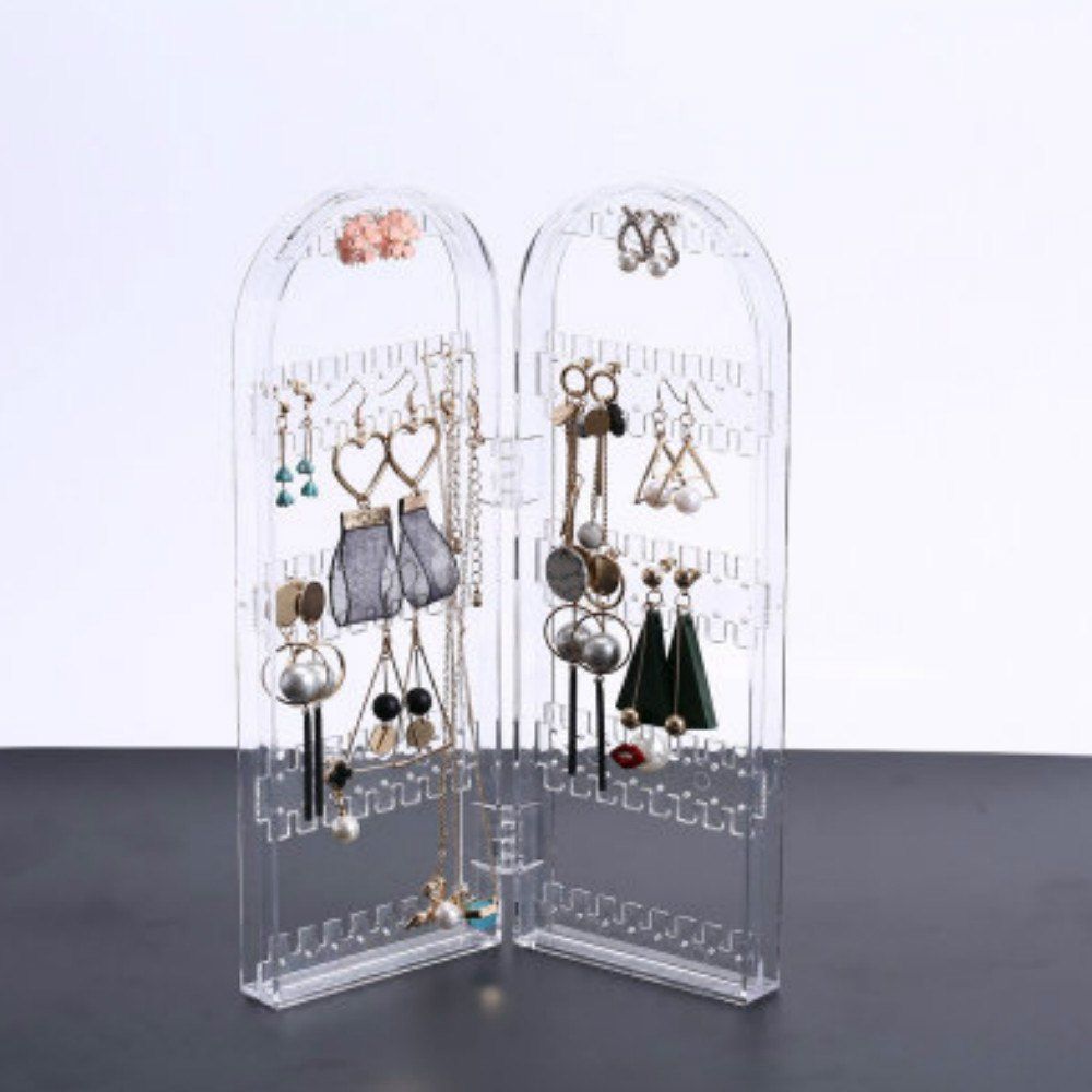 

Earring Necklace Bracelet Jewelry Packaging Hanger Organizer, Transparent