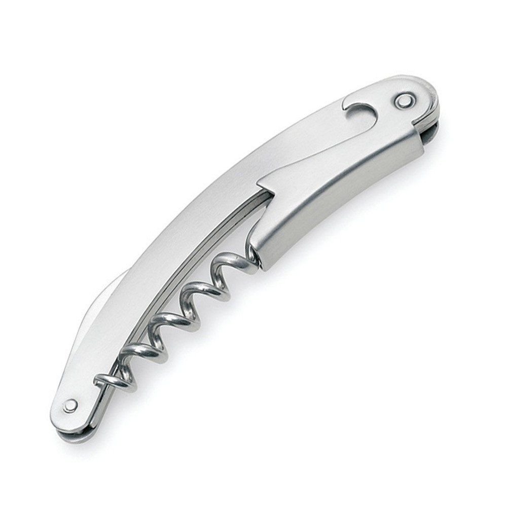 

New Multifunctional Simple Portable Spiral Wine Opener Tool, Silver