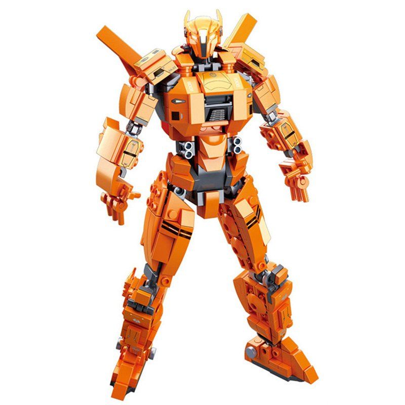 

376PCS Sluban Building Blocks Educational Kids Toy Transformer Robot Collectors, Goldenrod