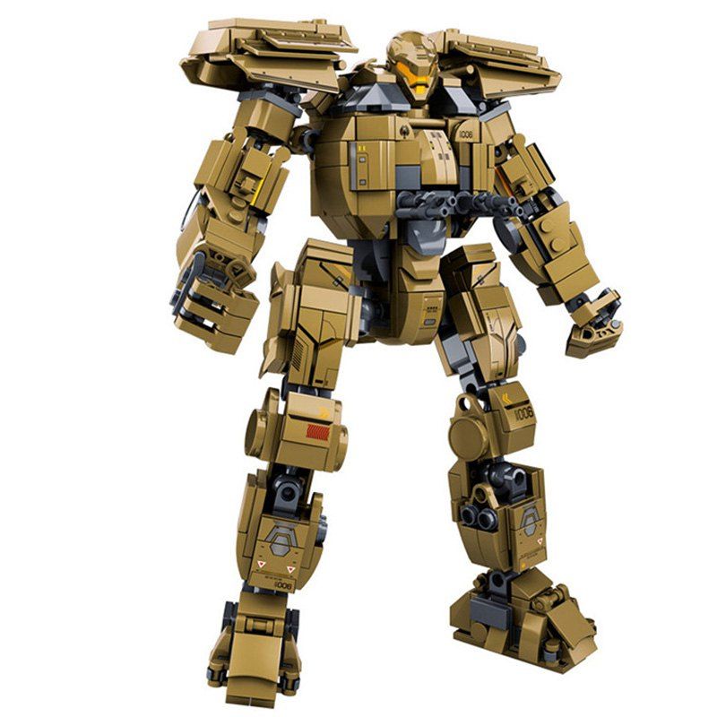 

482PCS Sluban Building Blocks Educational Kids Toy Transformer Robot Collectors, Gold