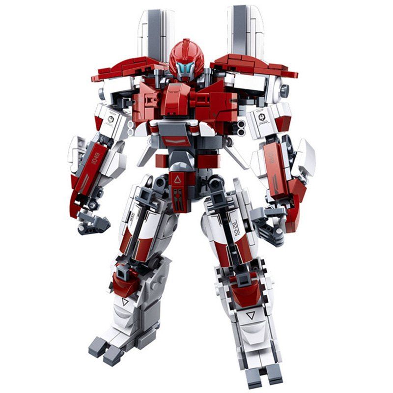 

512PCS Sluban Building Blocks Educational Kids Toy Transformer Robot Collectors, Ferrari red