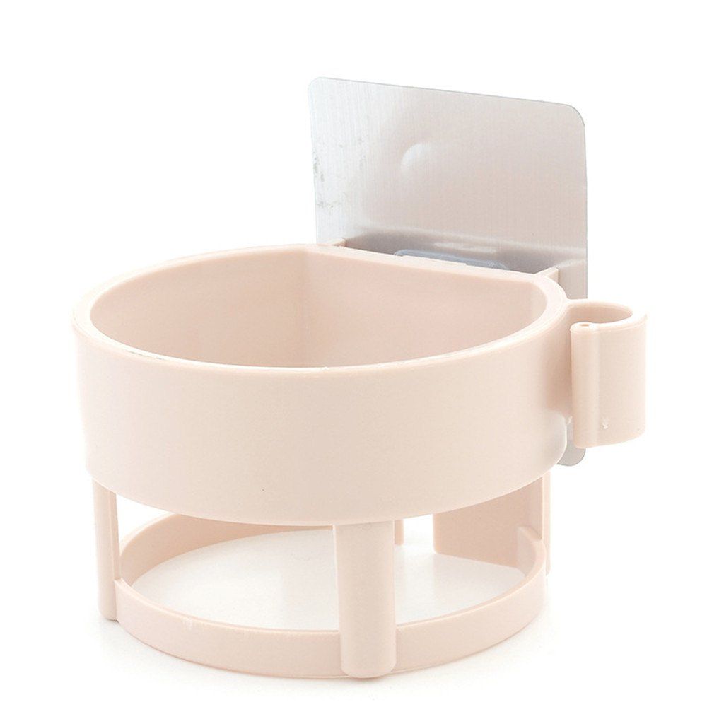 

Multi Function Plastic Hair Dryer Rack Storage Bathroom Racks, Apricot