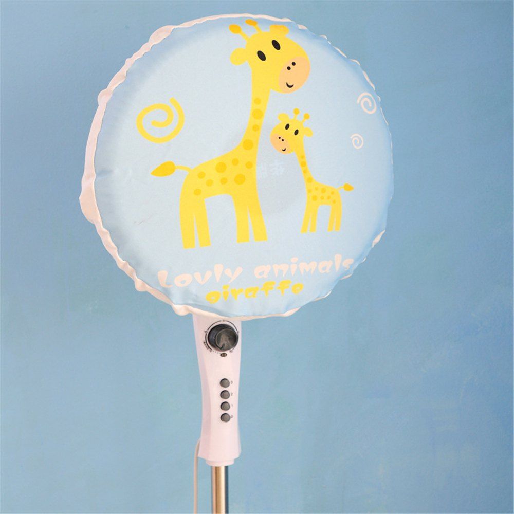 

Circle Dust Protection Cap Safety Fan Cover, Pastel blue