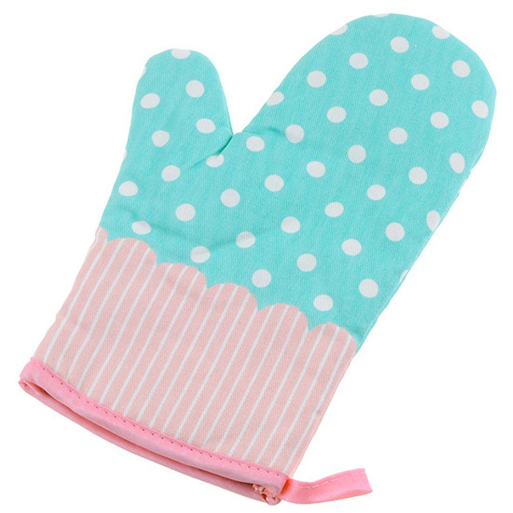 

Creative Kitchen Heat Insulation Microwave Oven Mitts Special Baking Gloves, Tron blue
